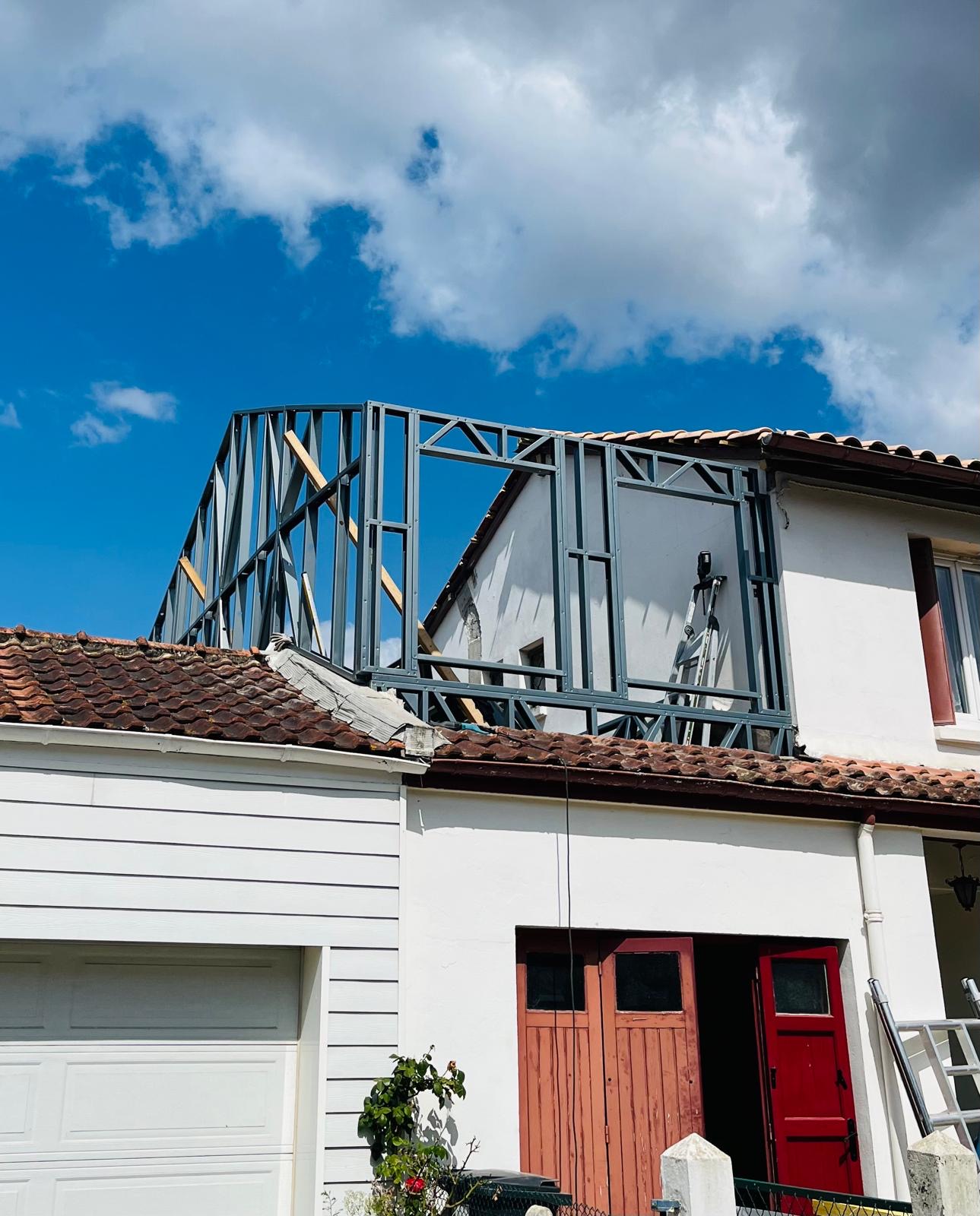 Surélévation maison de ville